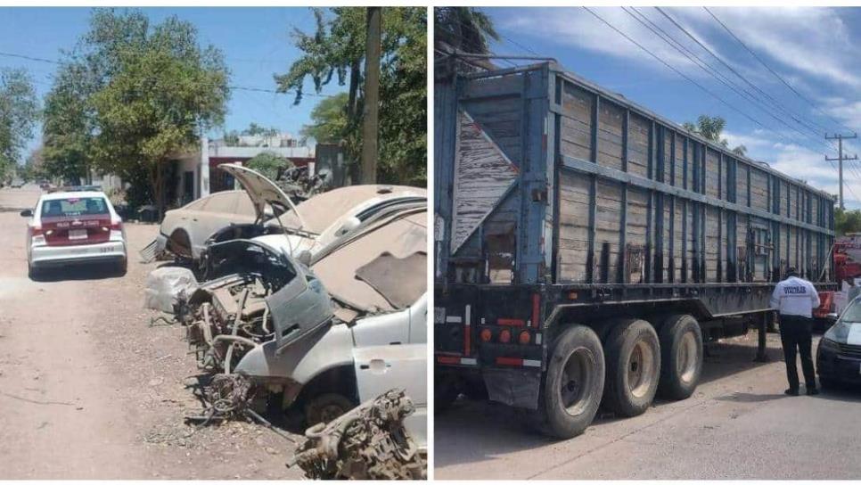 Tránsito va al rescate de las banquetas en Los Mochis