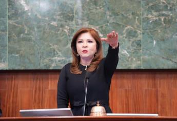 Gloria Himelda Félix se convierte en la nueva Presidenta de la Mesa Directiva en el Congreso de Sinaloa  