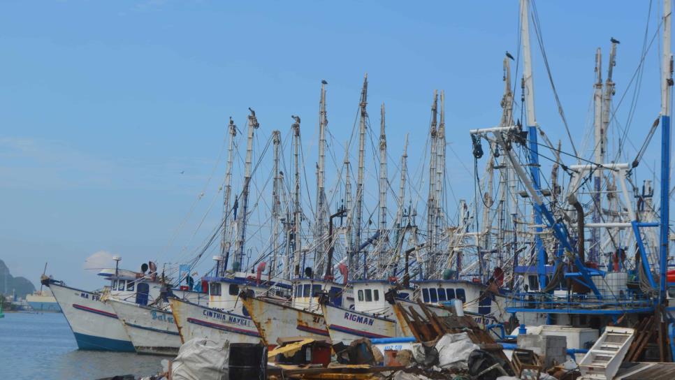 Así reparan barcos en Mazatlán; se preparan para la pesca del camarón 