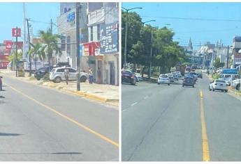 Multas de 9 salarios mínimos y el retirado de placas por estacionarse en el Carril Preferencial de Mazatlán