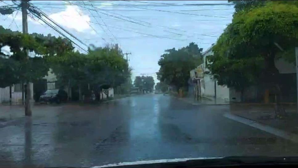 Llueven 15 mm en Ahome: Ligeras en Los Mochis e intensas en Higuera de Zaragoza