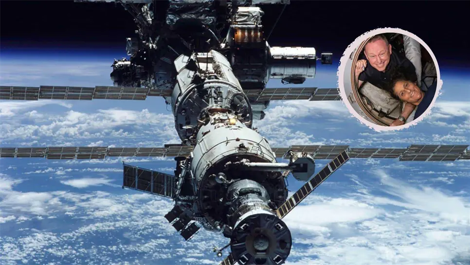 FOTO: Astronautas varados.