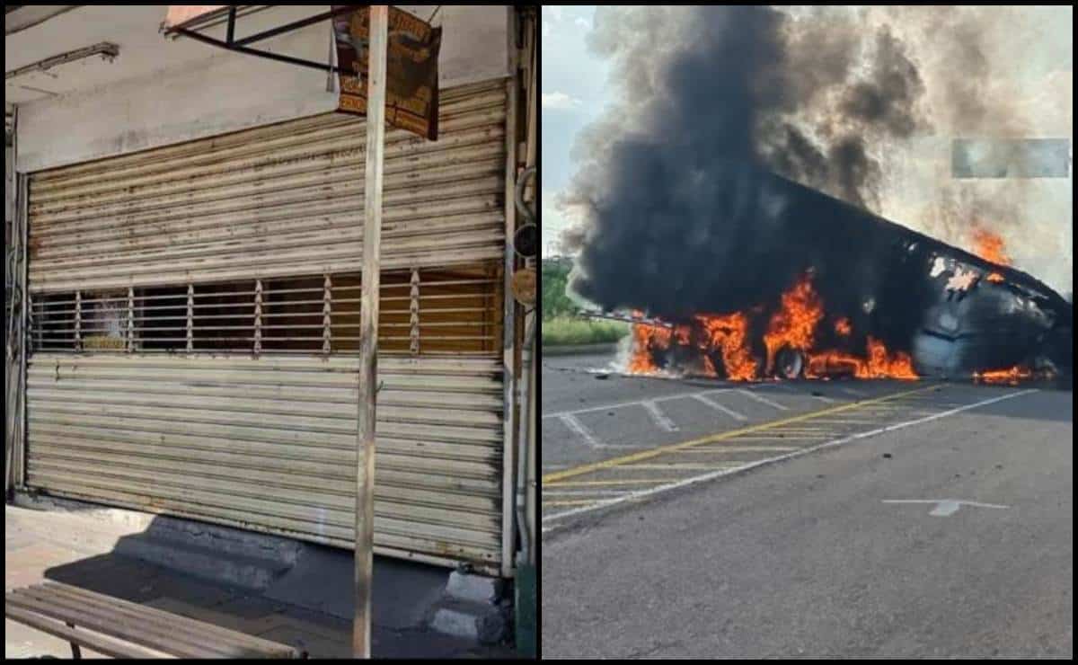 Comerciantes cerraron sus negocios por temor a un “culiacanazo”