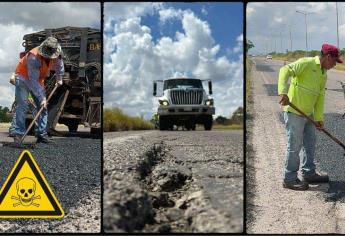 Llaman a la México 15 La Carretera de la Muerte; exigen tapen baches desde el 7 a El Carrizo