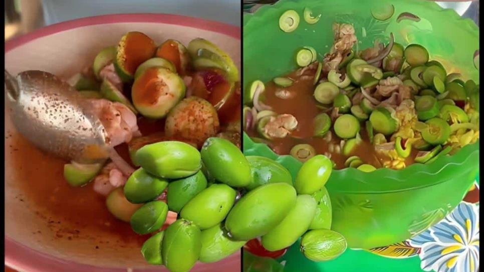 Aguachile de torawis, fruto delicioso de la sierra de Sinaloa que se da en tiempo de aguas | VIDEO