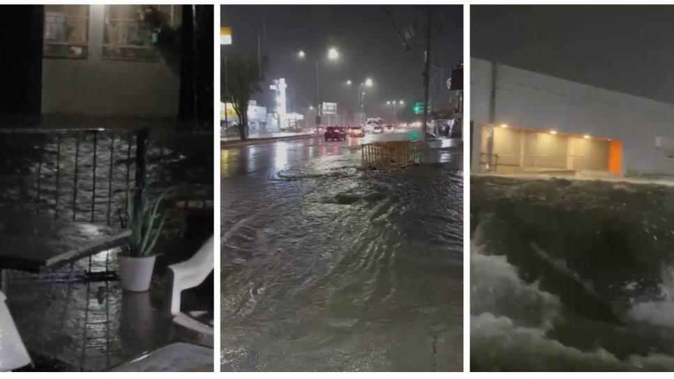 Tormenta con fuertes vientos sorprende a Culiacán 