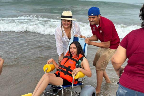 ¿Sabías que existe una playa incluyente en Mazatlán? Así puedes reservar un lugar