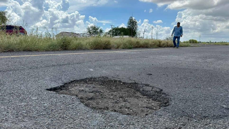 Bacheo será permanente hasta que la SCT inicie rehabilitación de la México 15: SOP en Ahome