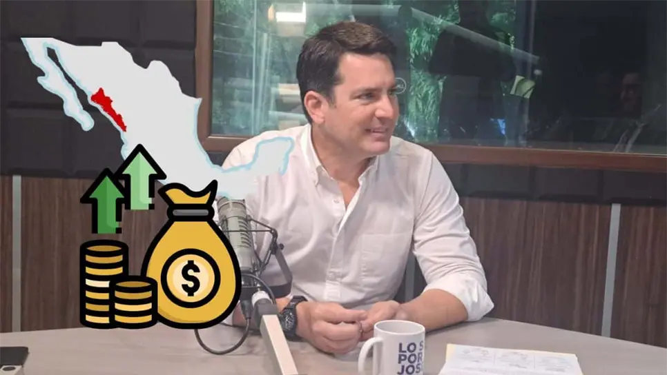 Javier Gaxiola Coppel en el estudio de Luz Noticias. FOTO: Luz Noticias