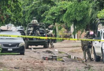 Militares aseguran domicilio en la colonia Miguel de la Madrid de Culiacán