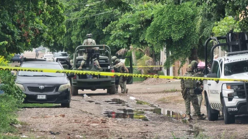 Militares aseguran domicilio en la colonia Miguel de la Madrid de Culiacán