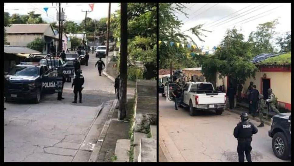 Elementos del Grupo Élite en El Rosario.