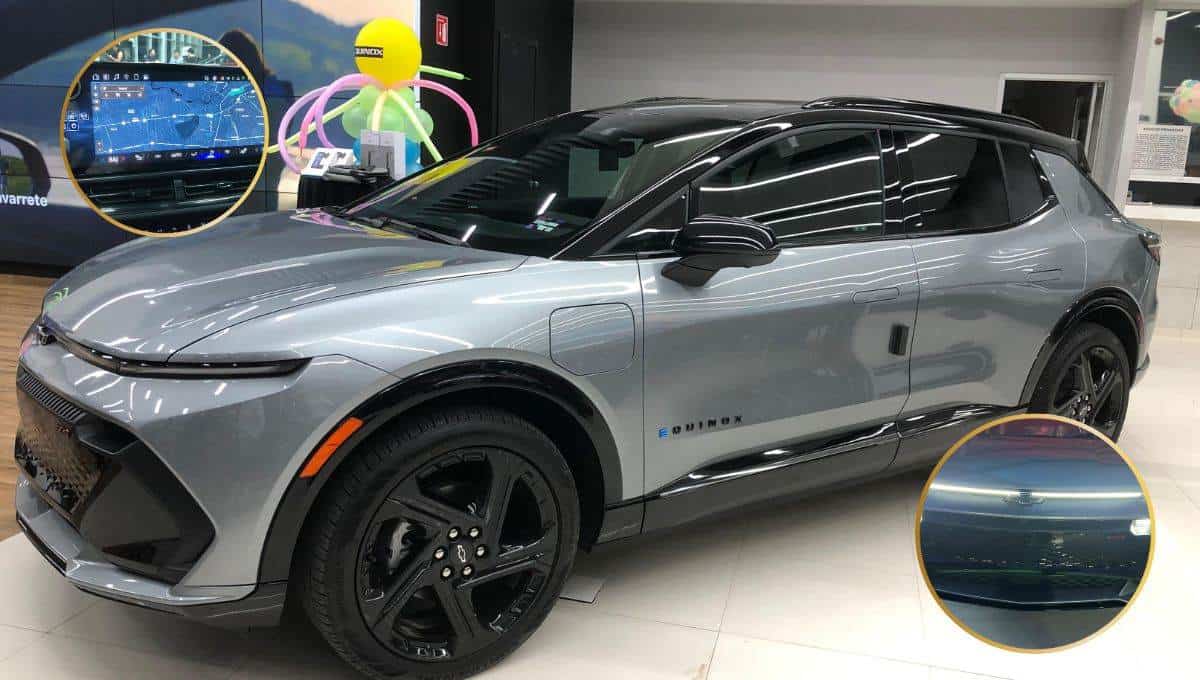 La Chevrolet Equinox EV.