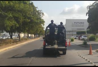 Sujetos disparan al aire potentes armas de fuego al norte de Culiacán