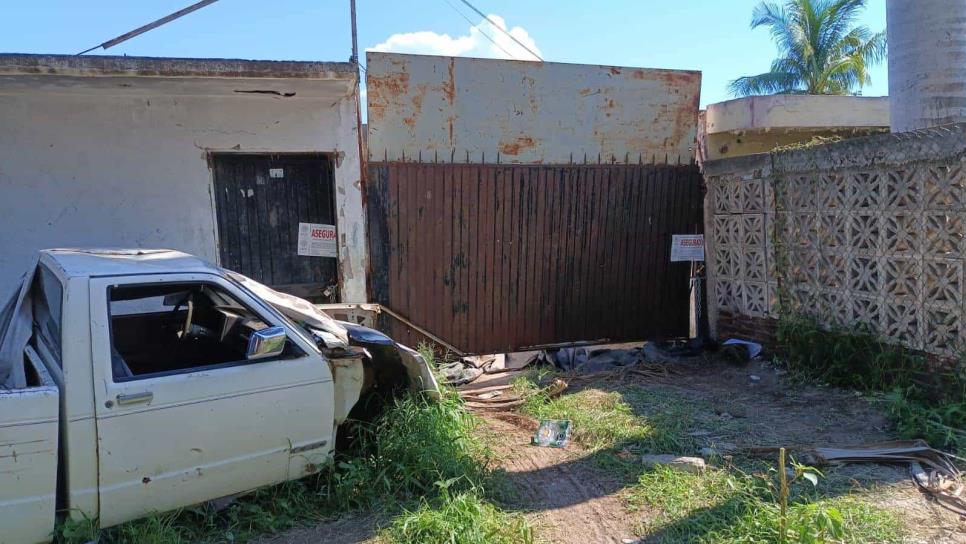 FGR coloca sellos de asegurado en vivienda con camión blindado en Culiacán