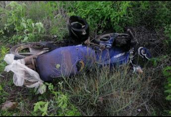 Mueren dos hombres tras accidentarse en motocicleta