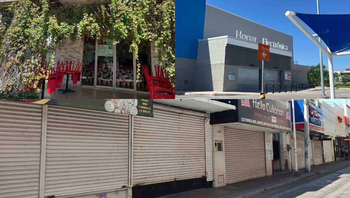 Decenas de negocios cerraron sus puertas por el día de hoy. FOTO: Luz Noticias