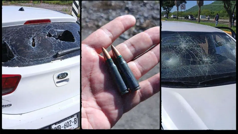 Cuatro vehículos baleados y un hombre ejecutado deja la balacera en la México 15