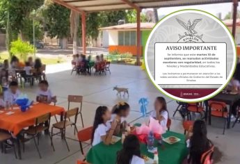 Tras enfrentamientos, SEPyC confirma que este martes 10 de septiembre sí hay clases en todo Culiacán