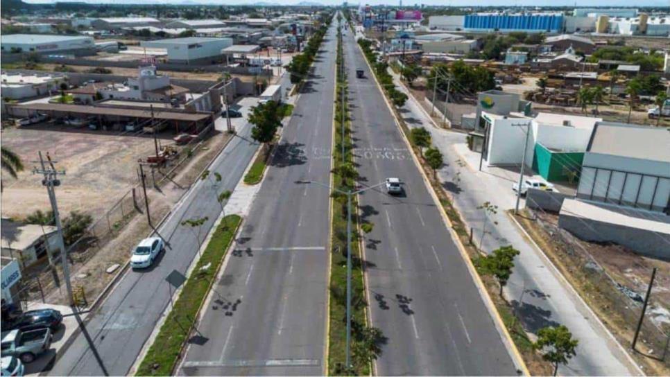 Bulevar López Mateos en Los Mochis no estará listo para las Fiestas Patrias