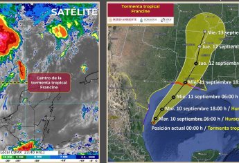 En las próximas horas se prevé que Francine se convierta en huracán categoría 1