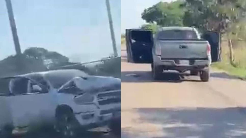 Aseguran una blindada y dos camionetas en el enfrentamiento en Quilá