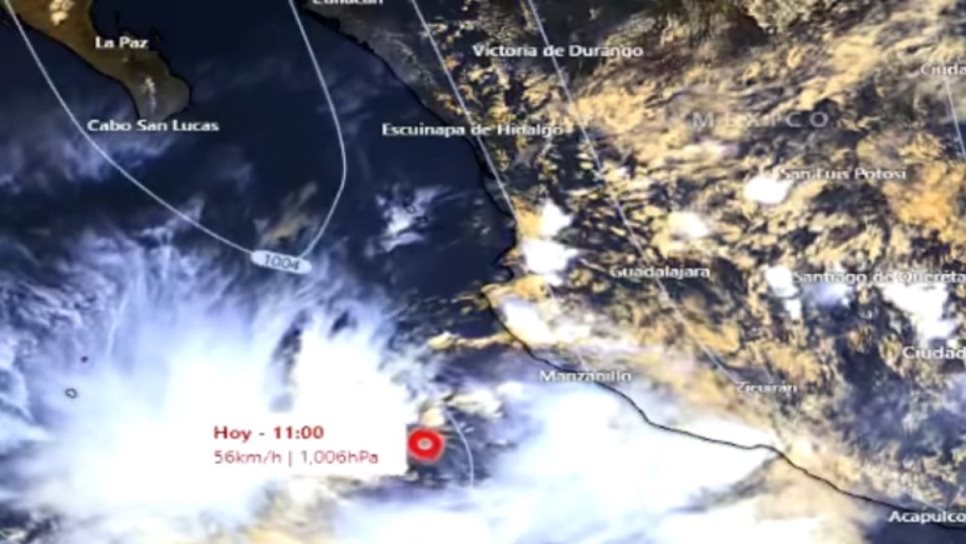 Se forma la depresión tropical 93-E; se fortalecerá a ciclón Ileana