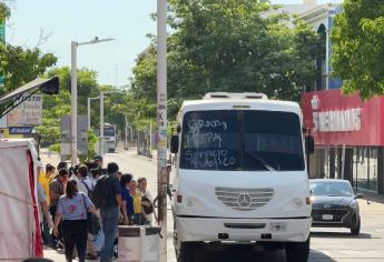 Gobierno de Sinaloa ofrece servicio de transporte público gratis ante la suspensión de camiones en Culiacán