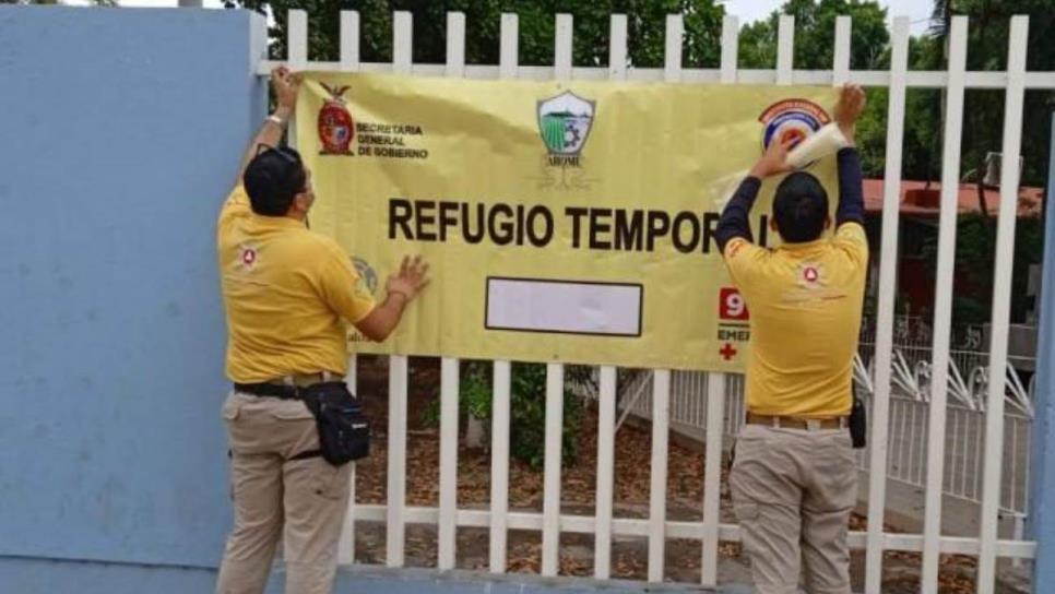 Estas escuelas de Los Mochis serían albergue ante impacto de posible ciclón