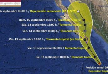 Ciclón Nueve-E se convertirá en tormenta tropical Ileana este jueves