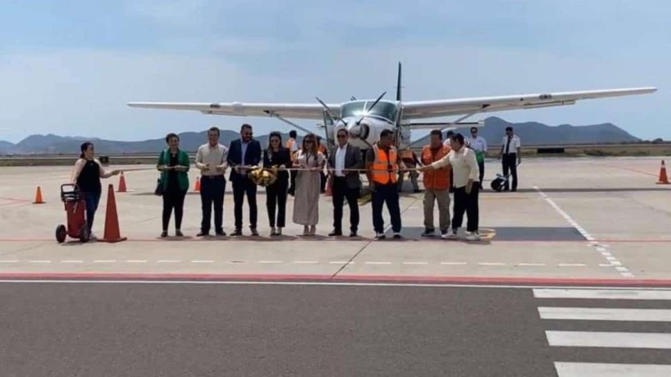 Inauguran ruta aérea Los Mochis-Creel para impulsar turismo hacia las Barrancas del Cobre