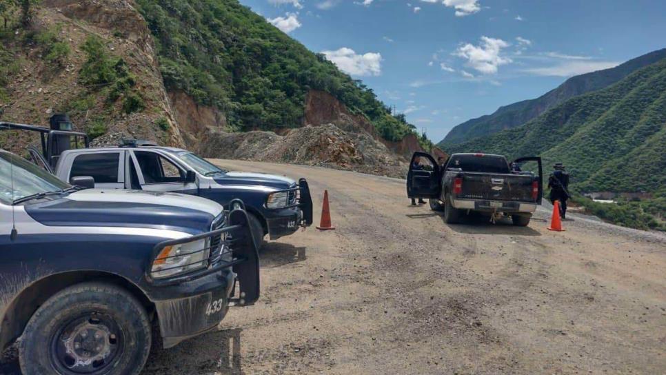 Suspenden clases y trabajos en la carretera San Ignacio-Tayoltita por presencia de civiles armados