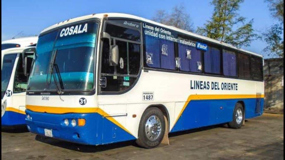 Reportan suspensión de servicio de transporte a Cosalá desde hace 3 días por violencia en Culiacán