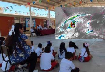 Por tormenta Ileana, se suspenden clases en todo Sinaloa