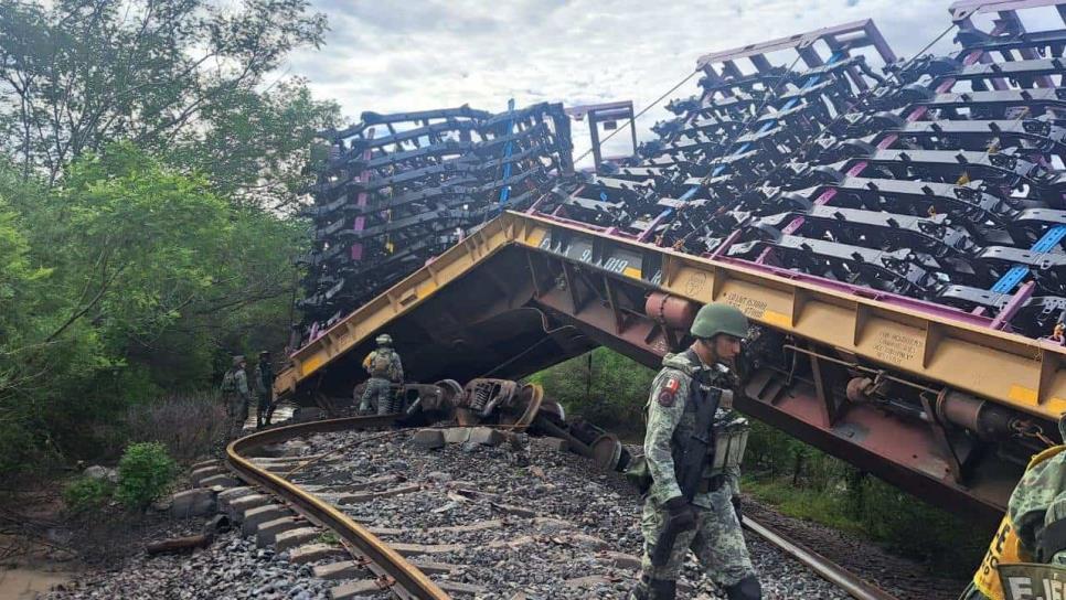 Se descarrila tren carguero en Estación Naranjo y deja tres heridos