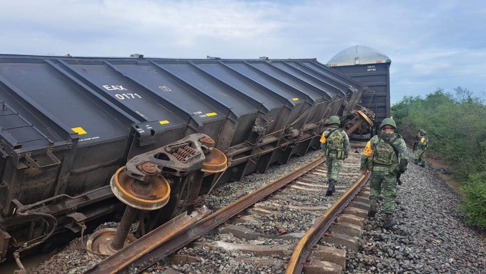 Sedena activa Plan DN-III-E en accidente de tren en Sinaloa