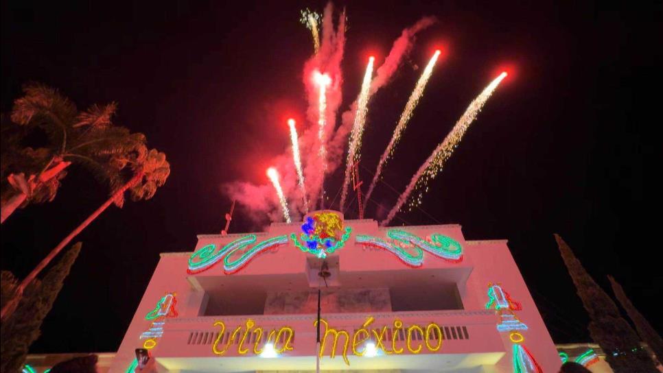 José Paz López encabeza tradicional Grito de Independencia en Badiraguato