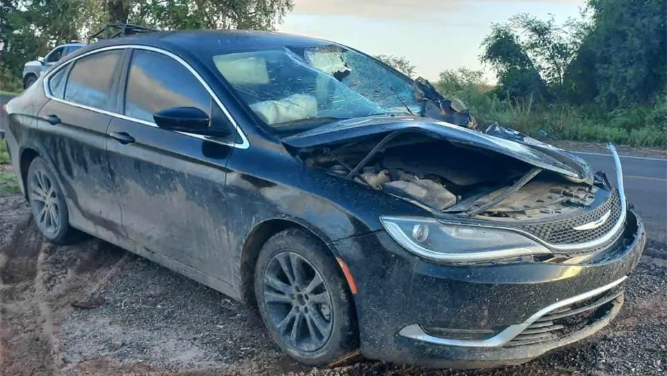El conductor no presentó lesiones, afortunadamente. FOTO: Cortesía