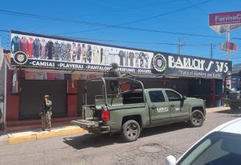 Balean a mujer en intento de robo dentro de una tienda de ropa en Culiacán