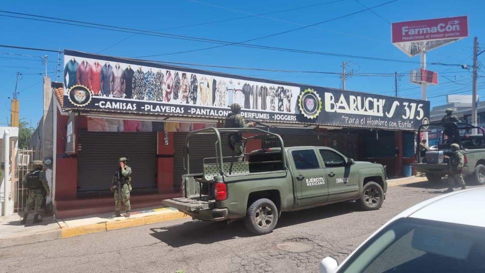 Balean a mujer en intento de robo dentro de una tienda de ropa en Culiacán