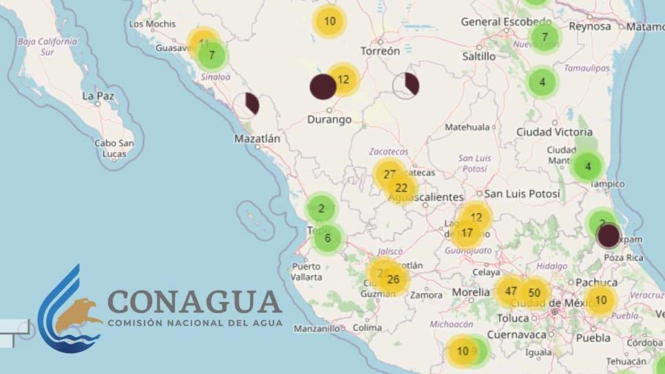 ¿Cuál es la presa de Sinaloa con menos agua tras los días lluviosos? Esto dice Conagua