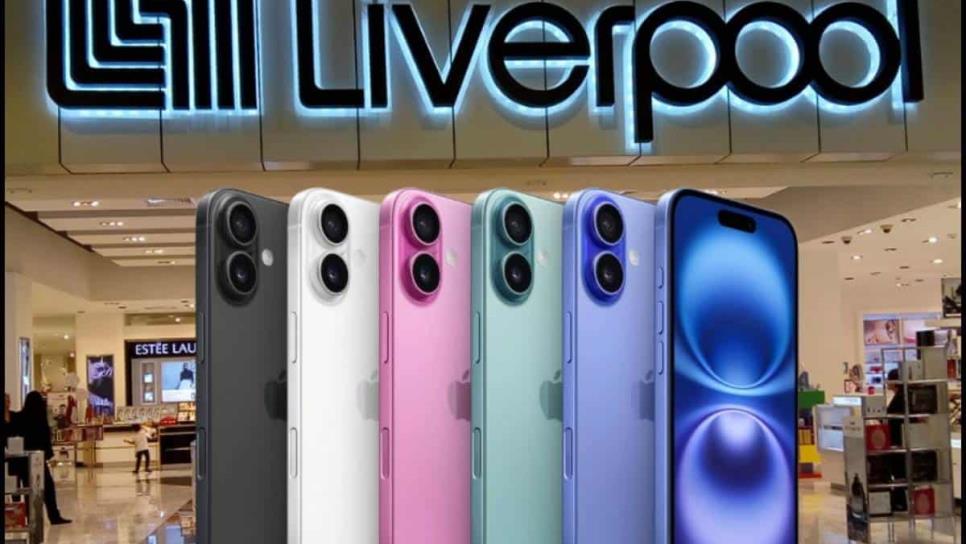 ¿Cuánto cuesta el iPhone 16 en Liverpool y a cuantas mensualidades está? 