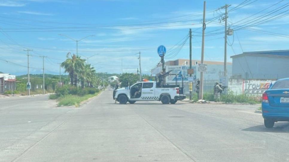 Militares y Guardia Nacional realizan operativo en la zona norte de Culiacán 