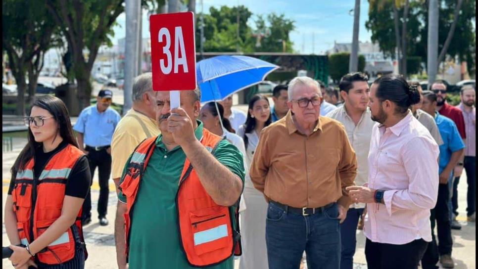 Realizan con éxito el simulacro sísmico en Palacio de Gobierno en Culiacán