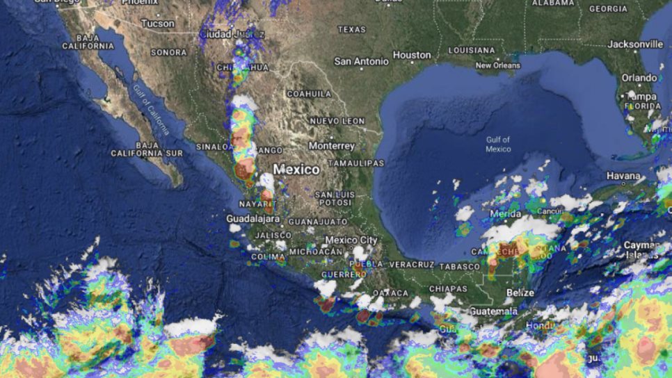 Ingresa nueva onda tropical a México; afectará el sureste del país