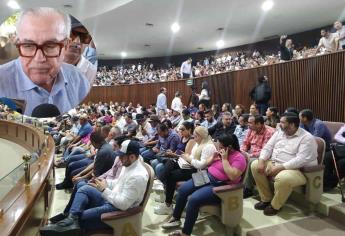 Es normal, siempre lanzan consignas: Rubén Rocha sobre manifestación de la UAS en el Congreso