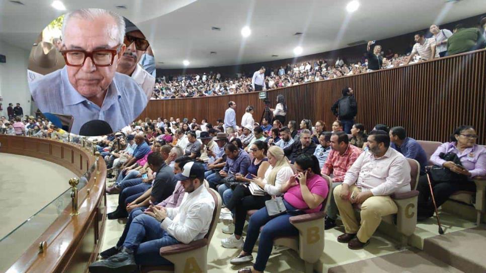 Es normal, siempre lanzan consignas: Rubén Rocha sobre manifestación de la UAS en el Congreso