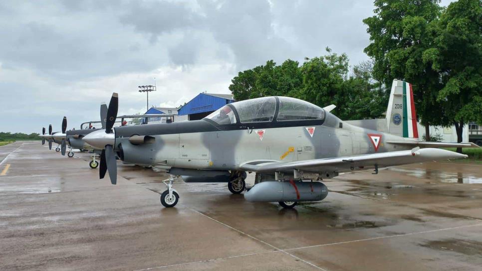 Conoce los aviones del ejército "Texas", que son utilizados contra la violencia en Sinaloa 