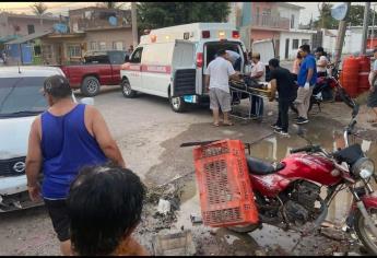 Motociclista de la tercera edad sufre graves lesiones tras colisión con taxi en Villa Unión