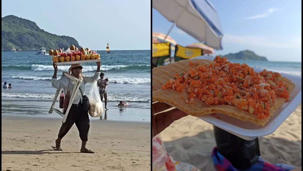 Mangos, ostiones y que otros antojitos encuentras en las playas de Mazatlán 